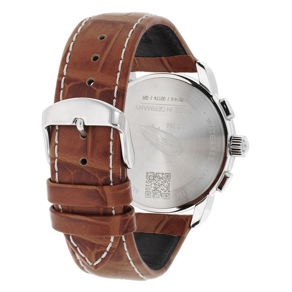 Zeppelin 7614-3 นาฬิกาผู้ชาย Los Angeles Chronograph Quartz Men's Watch Made In Germany