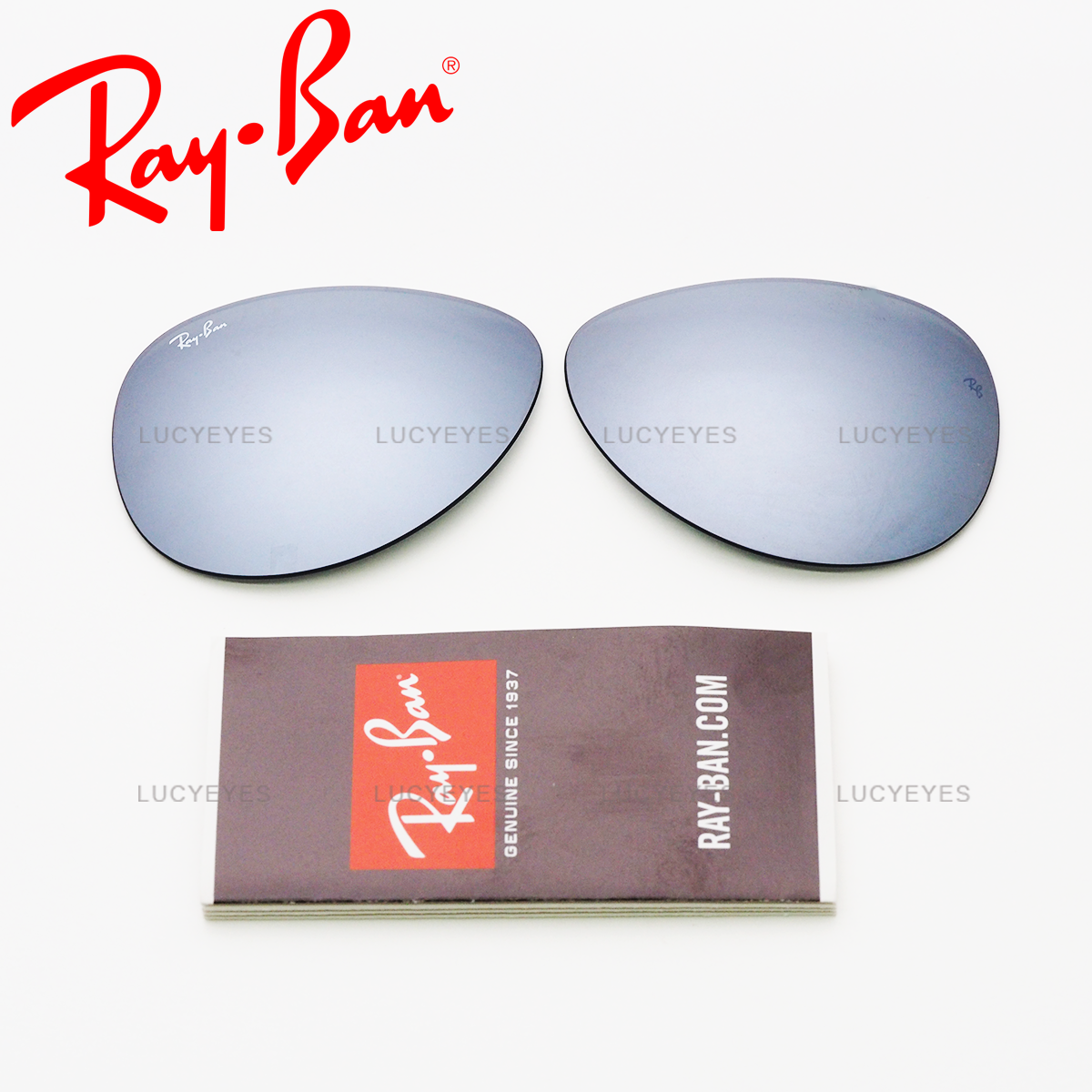เลนส์ RAYBAN แท้ 100% RB8313 003/40, CARBON FIBRE, เลนส์สีปรอทเงิน