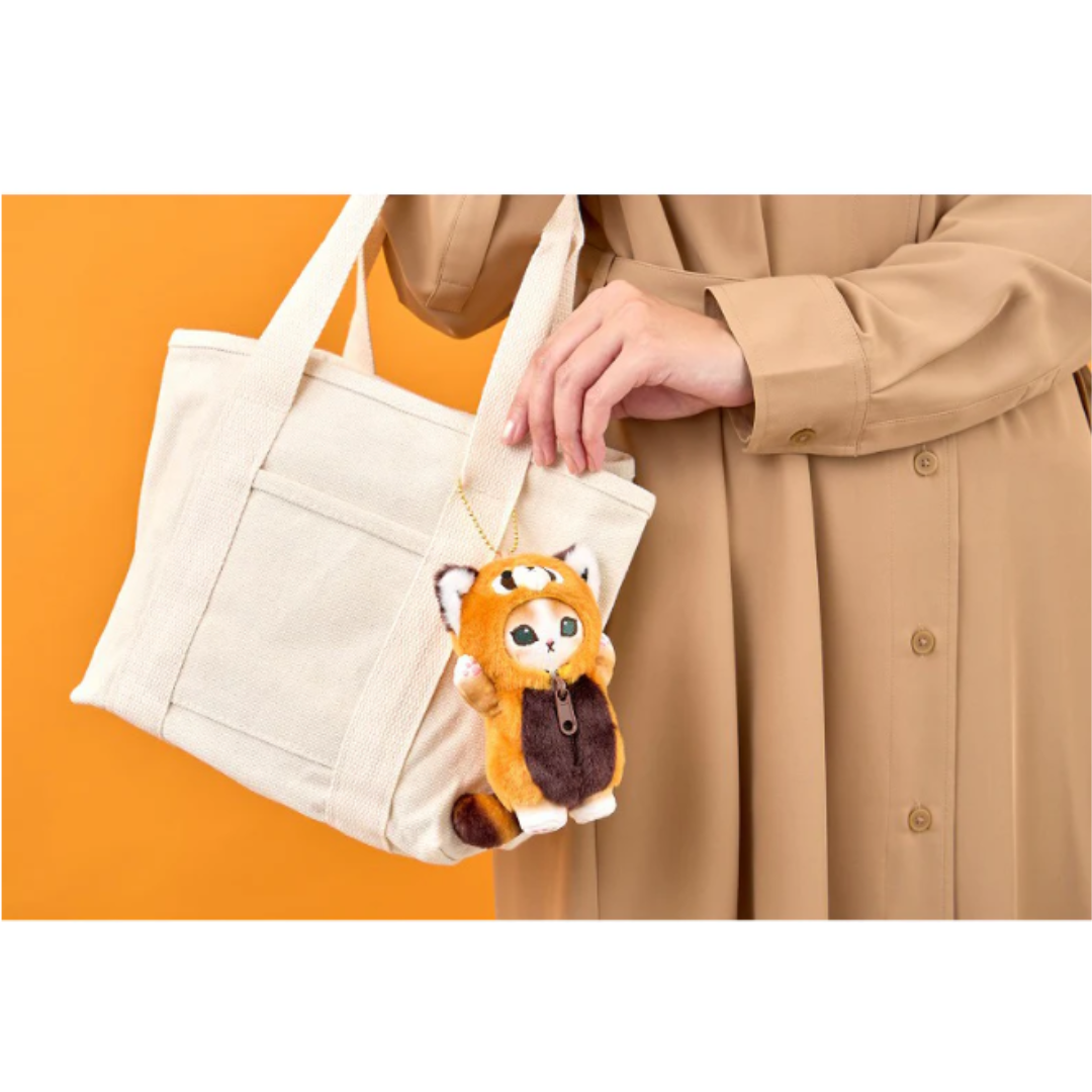 [PRE-ORDER] พวงกุญแจ ตุ๊กตา แมวโมฟุ แพนด้าแดง Mofusand Red Panda Cat Mascot mofusand もふもふ！レッサーパンダにゃん マスコット