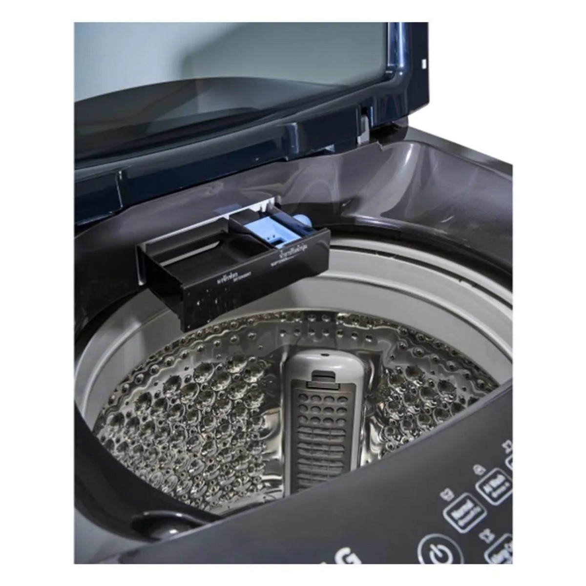 [ผ่อน0%10ด] LG เครื่องซักผ้าฝาบน TV2518DV7B Inverter Direct Drive 18 kg ควบคุมสั่งงานผ่านสมาร์ทโฟน (ชลบุรีส่งฟรี)