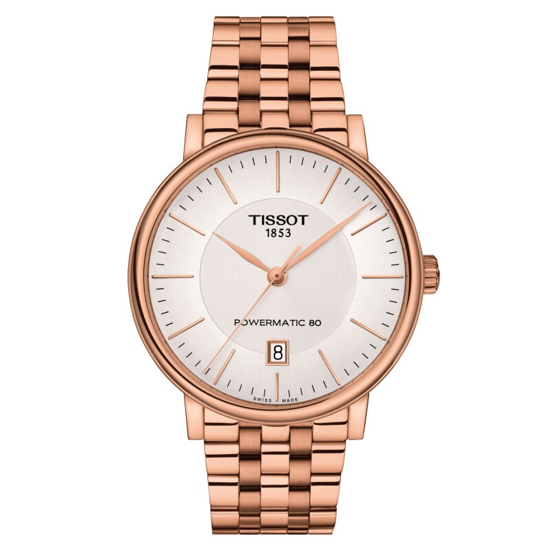Tissot T122.407.33.031.00 นาฬิกาผู้ชาย Carson Premium Powermatic 80 Men's Watch
