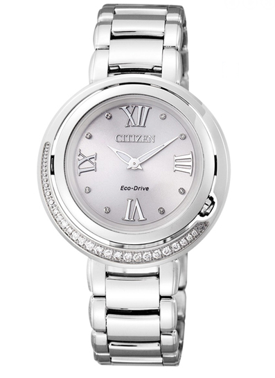 Citizen EX1120-53X นาฬิกาข้อมือผู้หญิง Citizen Eco-Drive Genuine Diamonds Elegant Women's Watch