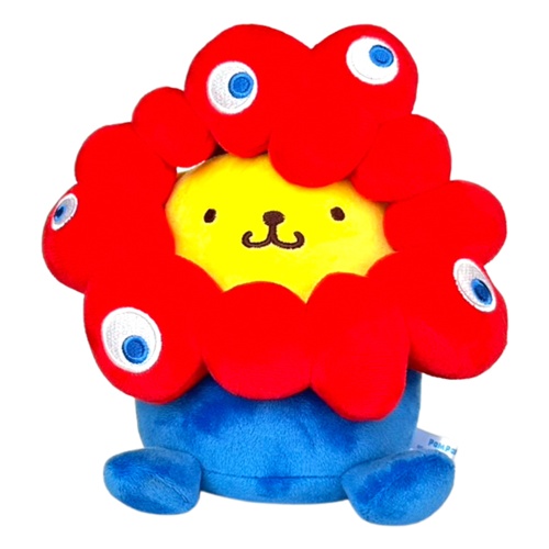 [PRE-ORDER] ตุ๊กตา ปอมปอมปุริน Pompompurin x MYAKU-MYAKU Official Mascot งาน Osaka Expo 2025 นำเข้าจากญี่ปุ่น サンリオキャラクターズ ミャクミャクなりきりぬいぐるみM ポムポムプリン