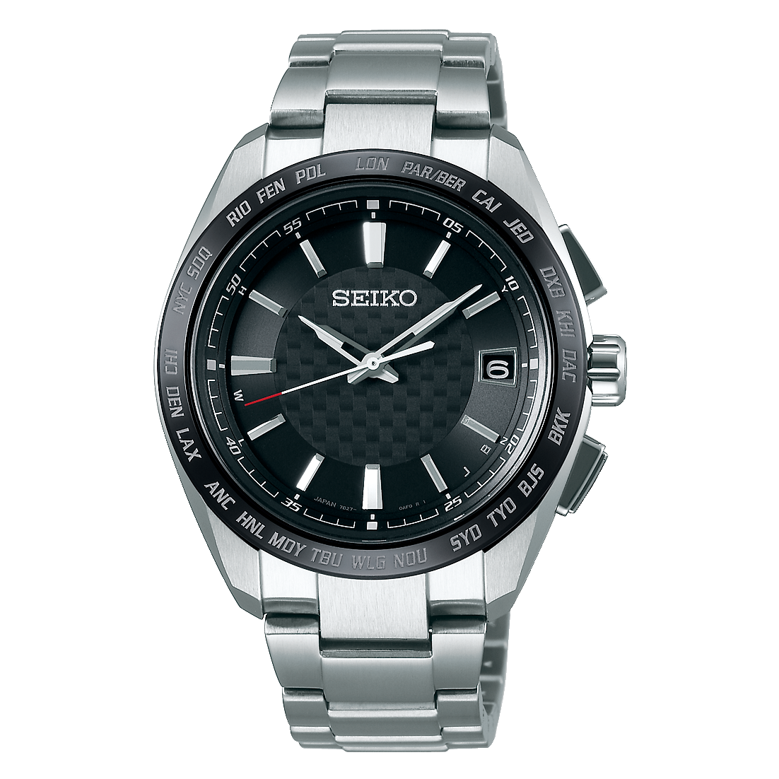 Seiko SAGZ091 นาฬิกาผู้ชาย Seiko รุ่น SAGZ091, Brightz Radio sync Solar Titanium World Time Made in Japan Men's Watch