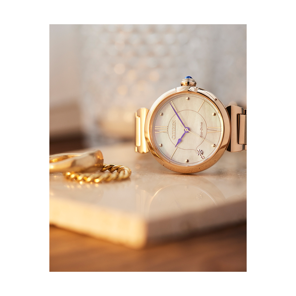 Citizen EM1073-85Y นาฬิกาผู้หญิง Eco-Drive Citizen L Rose Gold Women's Watch