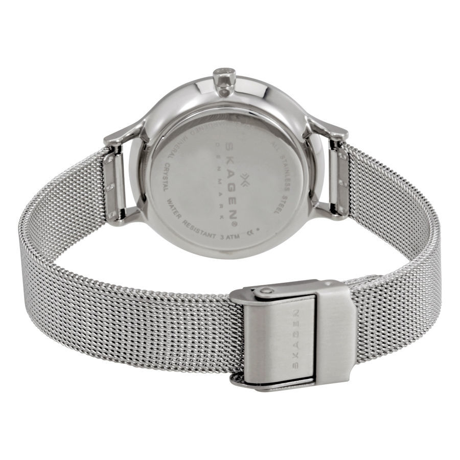 Skagen SKW2149 นาฬิกาผู้หญิง Skagen รุ่น SKW2149, Anita Silver Dial Swarovski Mesh Women's Watch