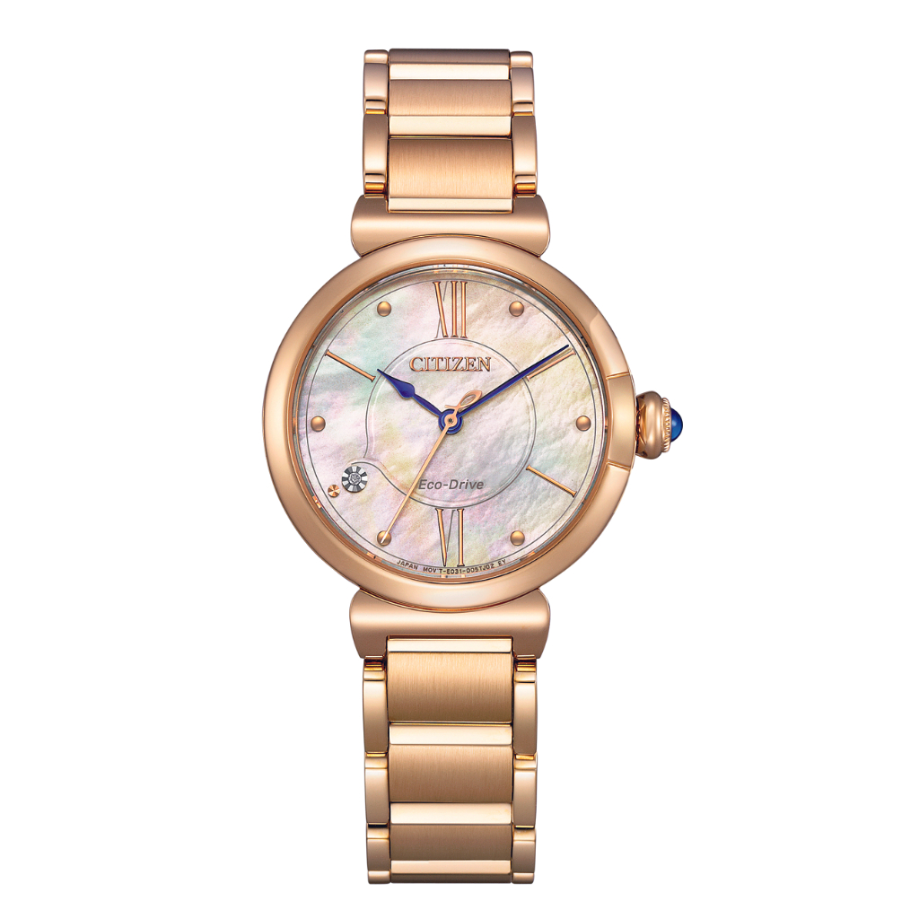 Citizen EM1073-85Y นาฬิกาผู้หญิง Eco-Drive Citizen L Rose Gold Women's Watch