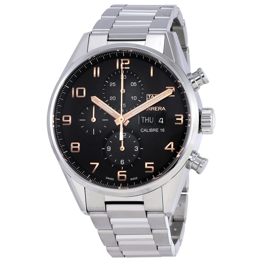 Tag Heuer CV2A1AB.BA0738 นาฬิกาผู้ชาย CARRERA Calibre 16 Automatic Chronograph 100 M - ∅43 mm Men's Watch