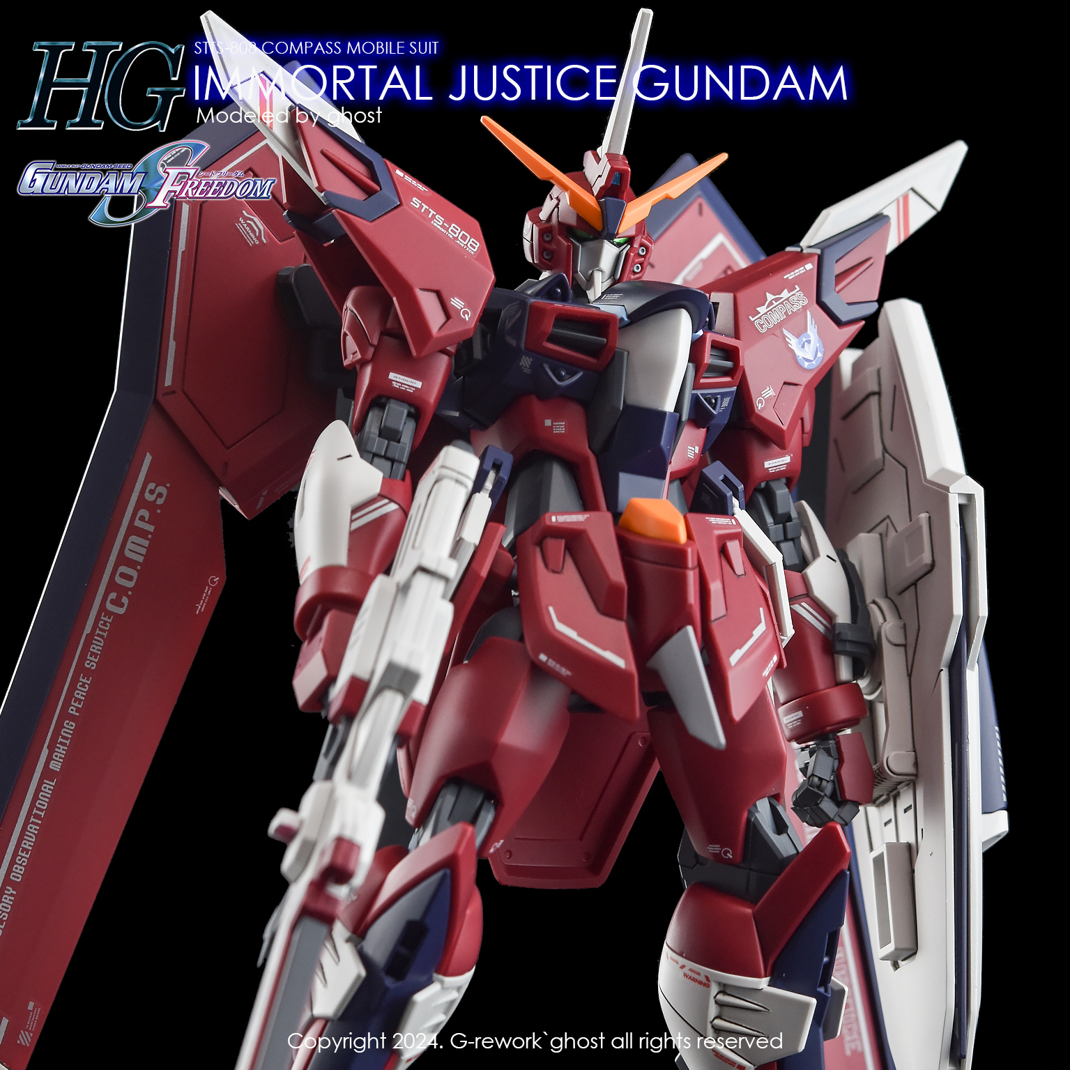G-REWORK CUSTOM DECAL HG IMMORTAL JUSTICE GUNDAM
