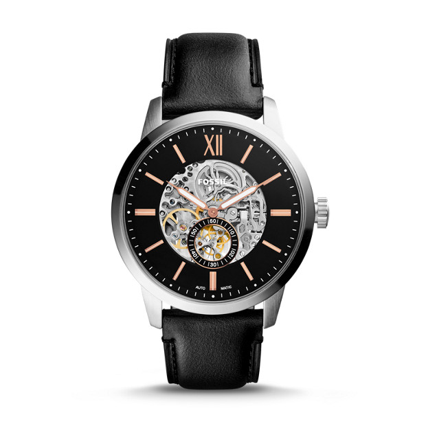 Fossil ME3153 นาฬิกาผู้ชาย Fossil รุ่น ME3153, Townsman Automatic Skeleton Dial Men's Watch