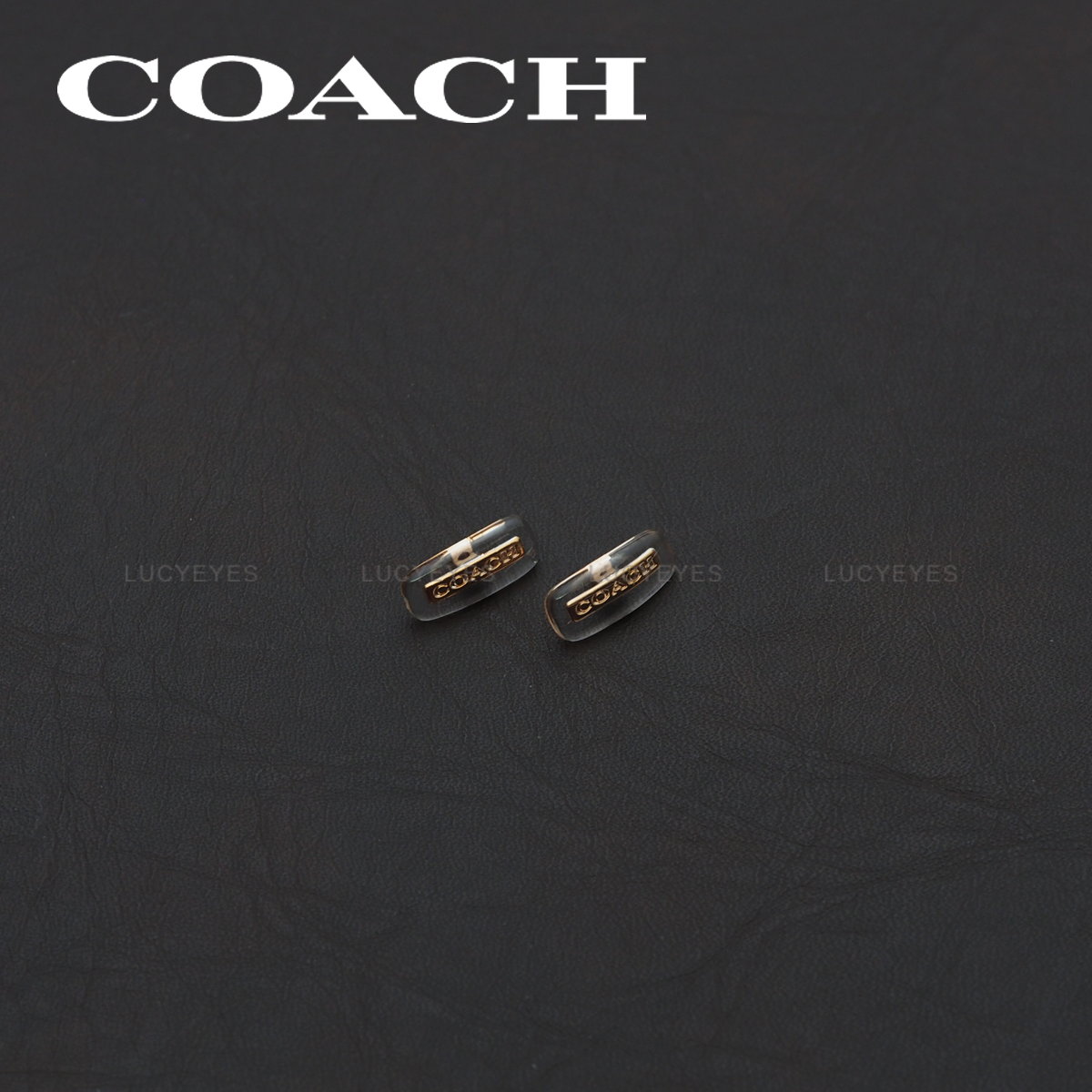 แป้นจมูก COACH แท้ 100% แบบใส่น๊อต (สีใส อะไหล่ทอง)