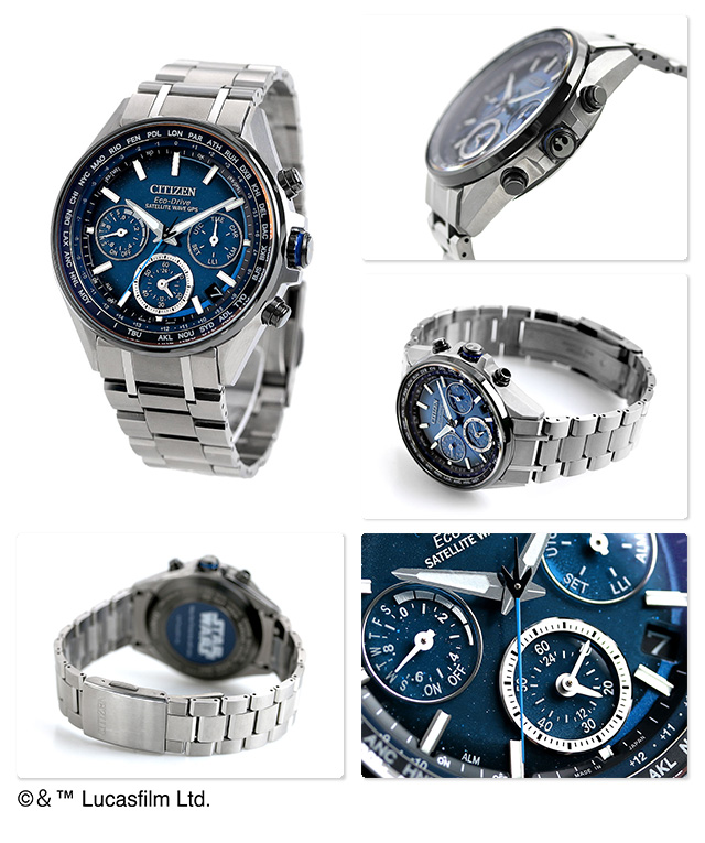 Citizen CC4005-63L นาฬิกาผู้ชาย Attesa F950 Eco-Drive Satellite Wave GPS Star Wars Limited 1,200 Pcs. Men's Watch Made in Japan