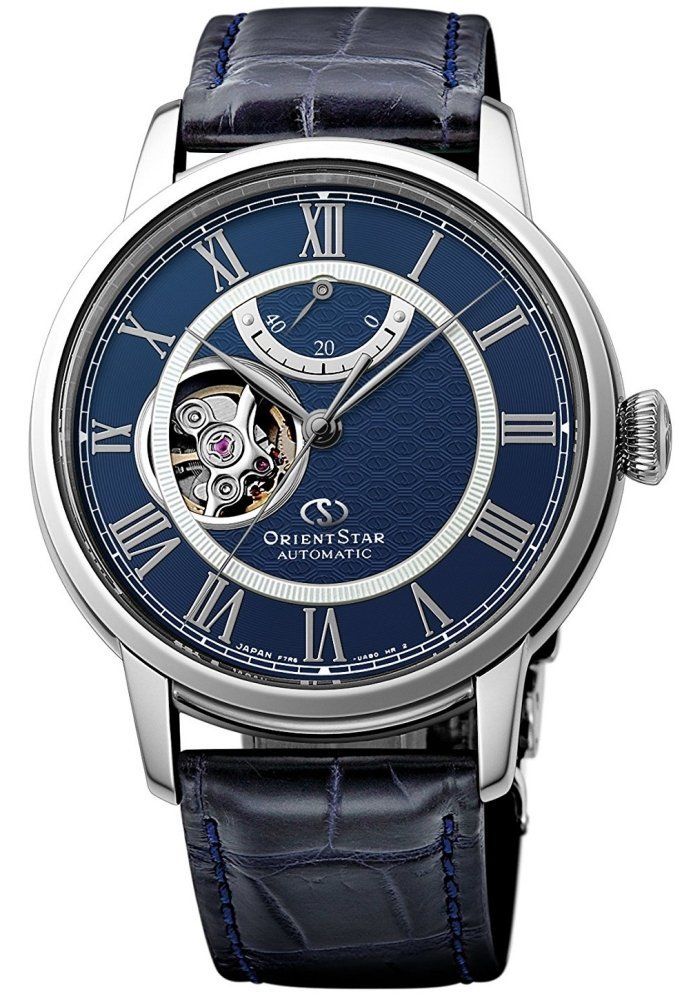Orient RE-HH0002L นาฬิกาผู้ชาย Orient Star Mechanical Automatic Crocodile Leather Men's Watch