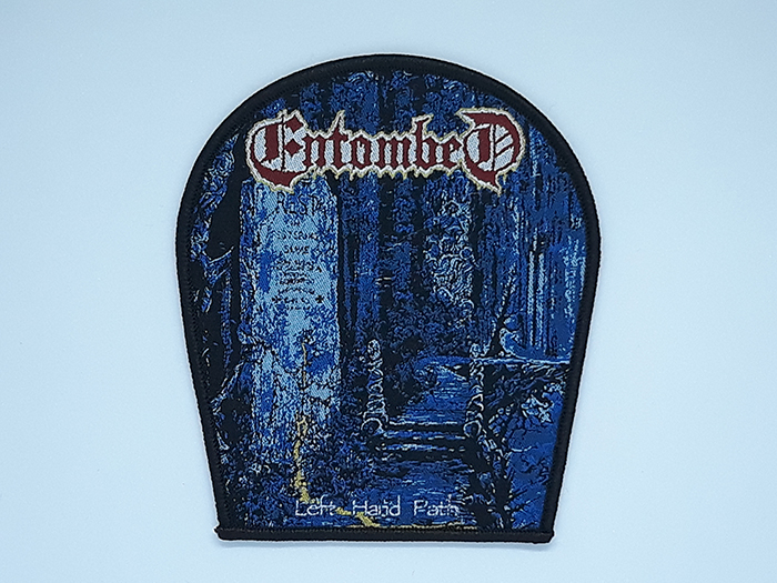 ENTOMBED 'Left Hand Path' Woven Patch อาร์มแบบทอ