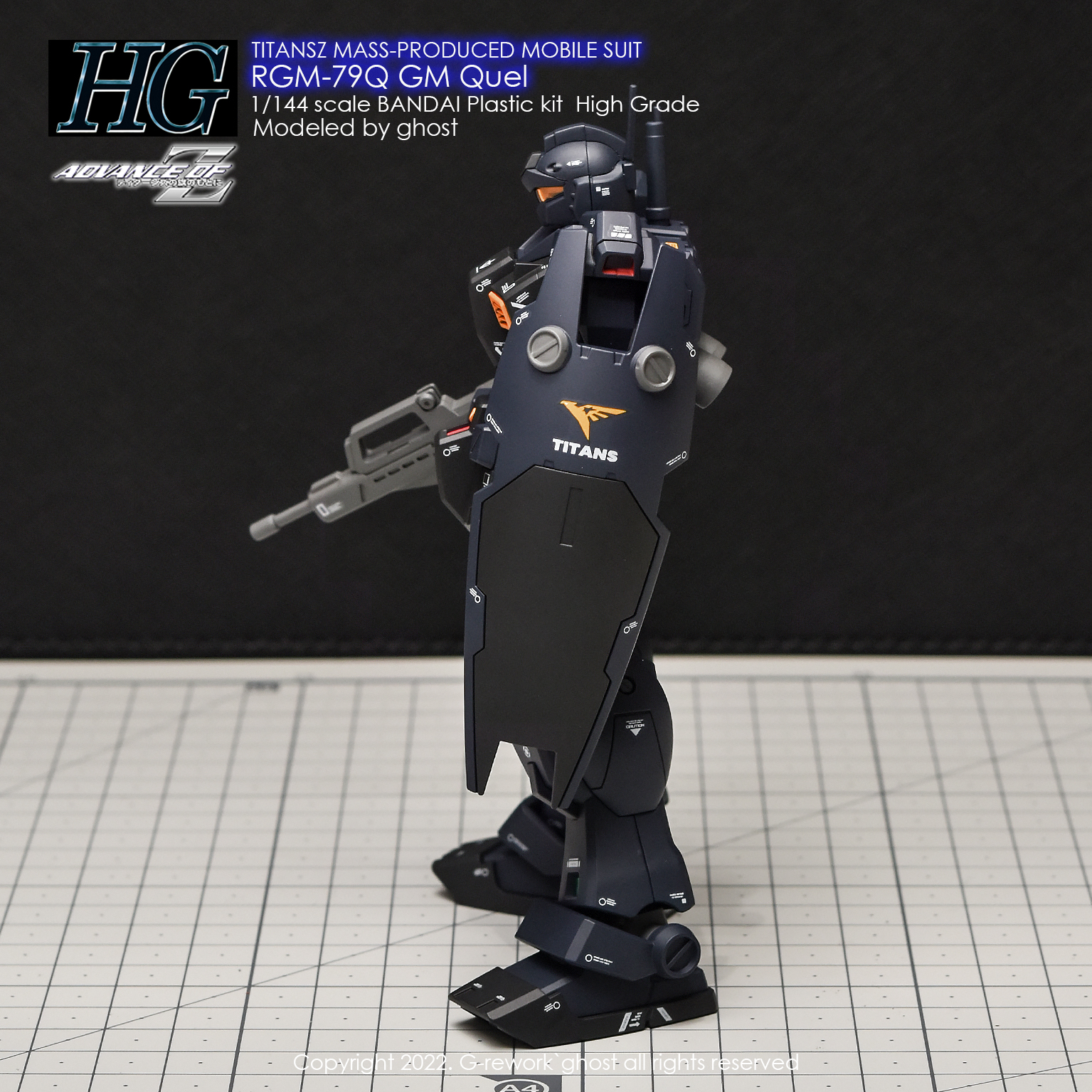 G-REWORK CUSTOM DECAL HG 1/144 RQM-79Q GM QUEL