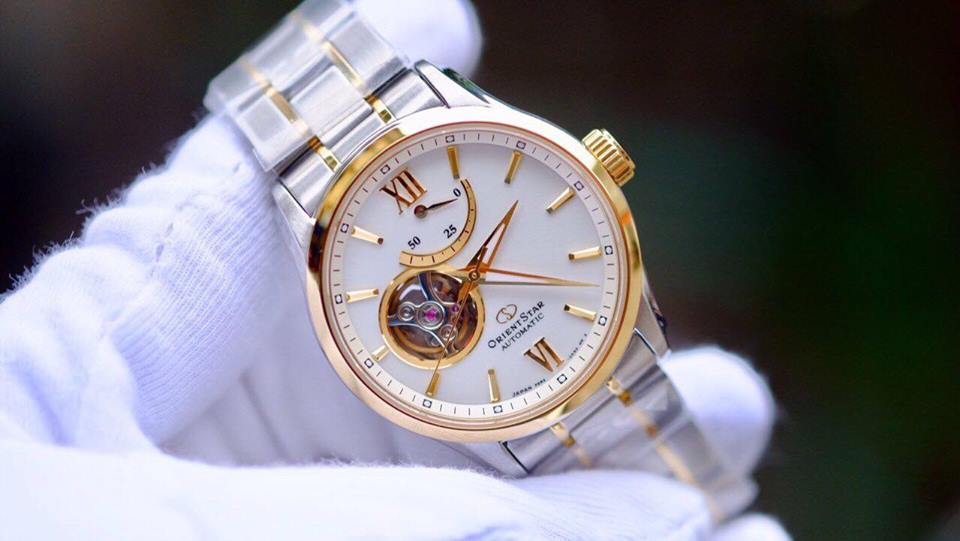 Orient RE-AT0004S00B นาฬิกาผู้ชาย Orient รุ่น RE-AT0004S00B, Orient Star Automatic Open Heart Power Reserve Made in Japan Men's Watch