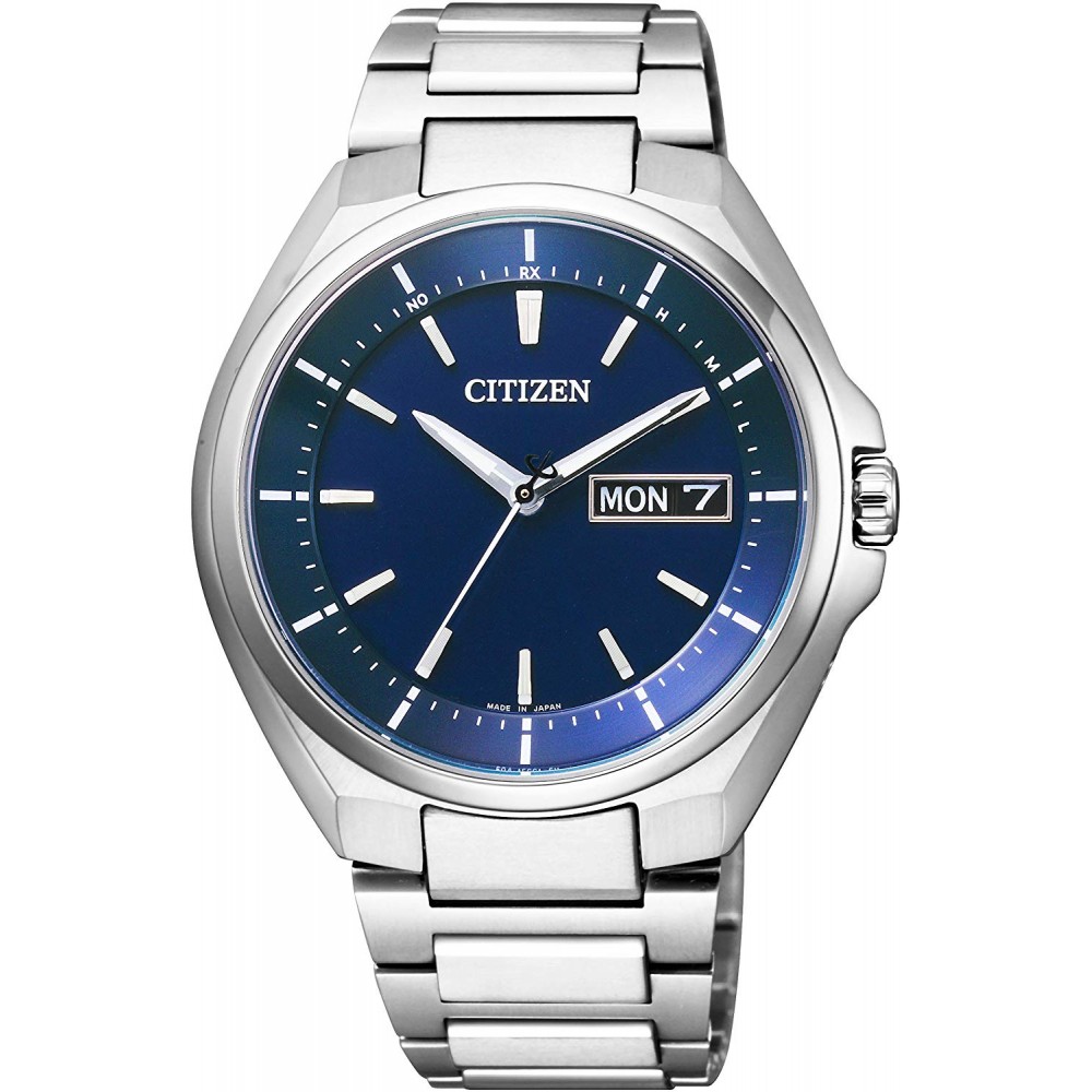Citizen AT6050-54L นาฬิกาผู้ชาย Attesa Eco-Drive Radio Controlled Japan Made Men's Watch