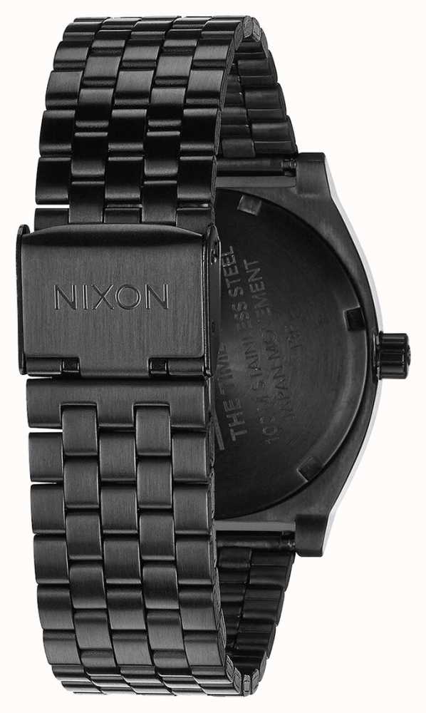 Nixon A045-001-00 นาฬิกาผู้ชาย Nixon รุ่น A045001, Time Teller All Black Men's Watch