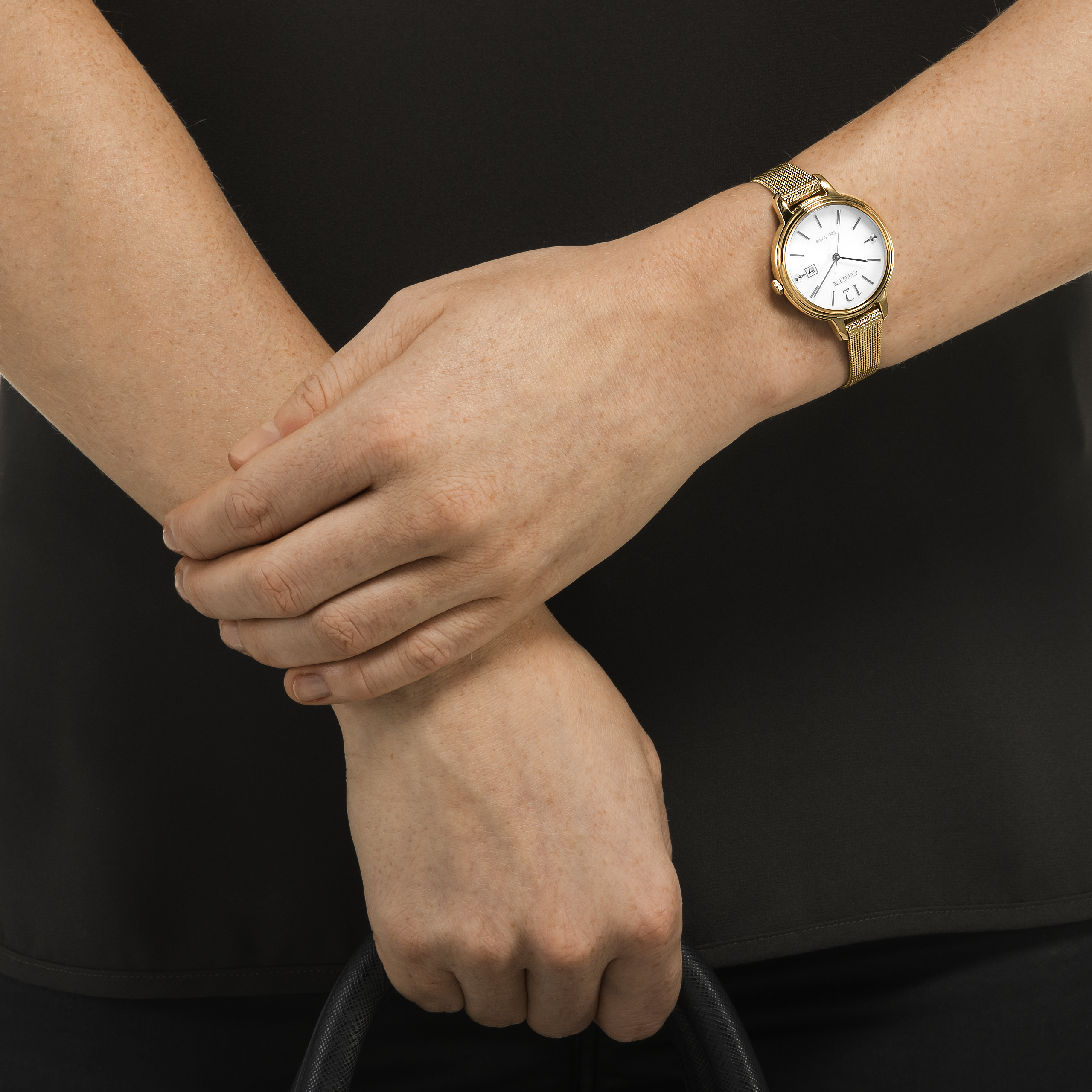 Citizen EW2447-89A นาฬิกาผู้หญิง Eco-Drive Women's Watch