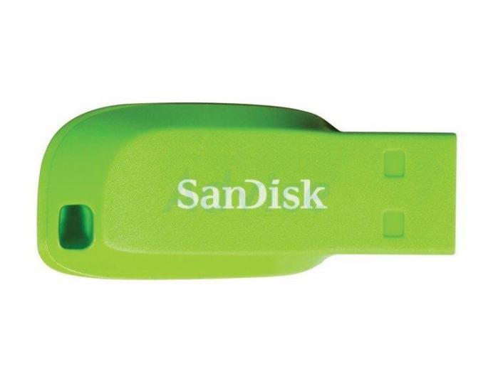 16GB SanDisk (SDCZ50) CRUZER BLADE Green
