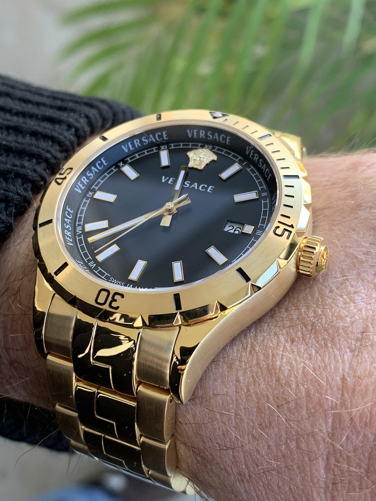 Versace VE3A00820 นาฬิกาผู้ชาย Hellenyium Quartz Men's Watch