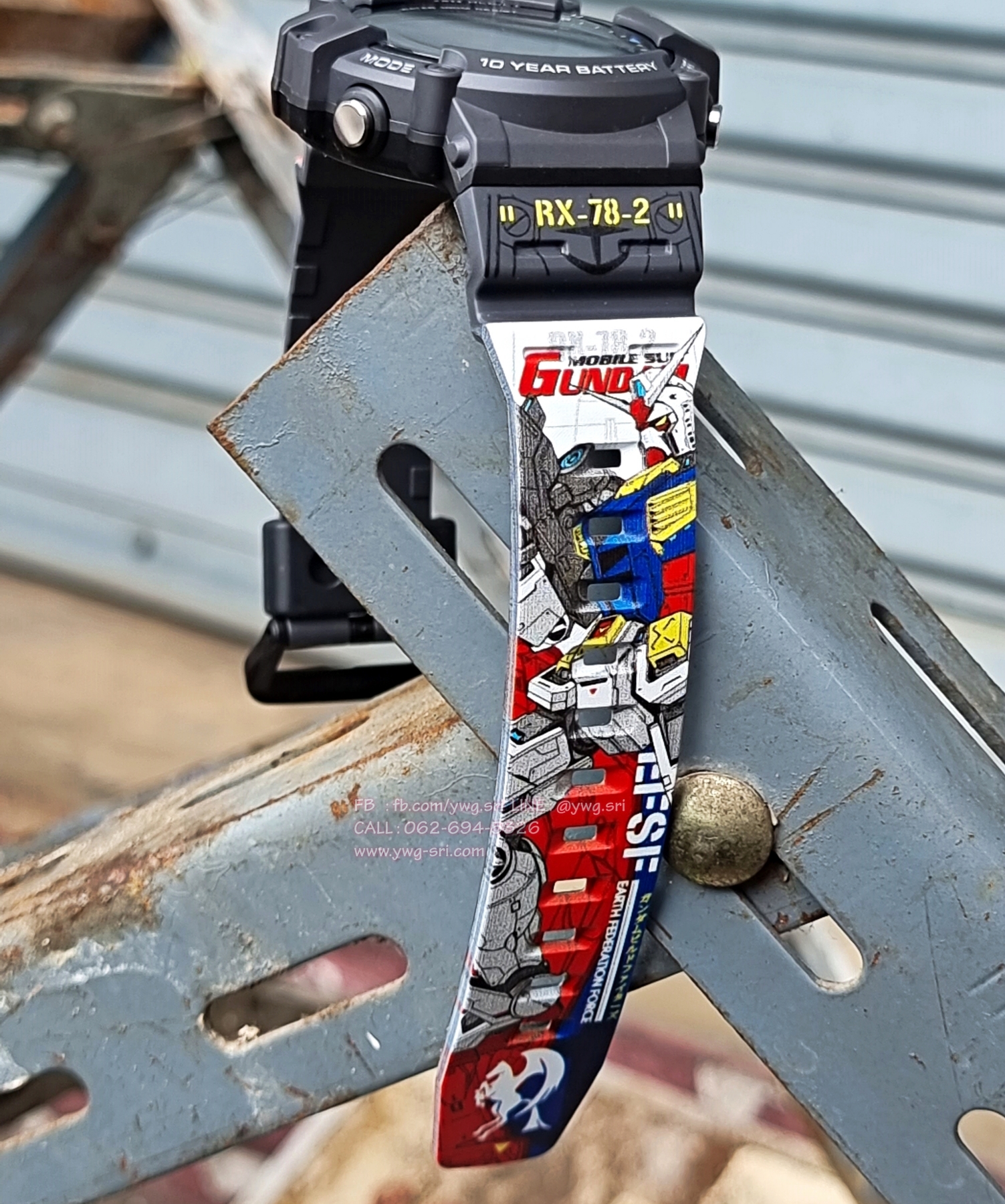 CASIO CUSTOM RX-78-2 Gundam (AE-1500WH) แบบ3