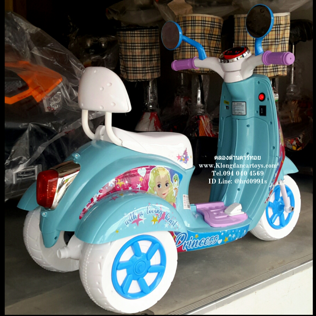 *NEWลิขสิทธิ์แท้*รถมอไซค์แบตเตอรี่ฟีโน่เจ้าหญิง2021(คันใหญ่,ต่อusb Mp3ได้)