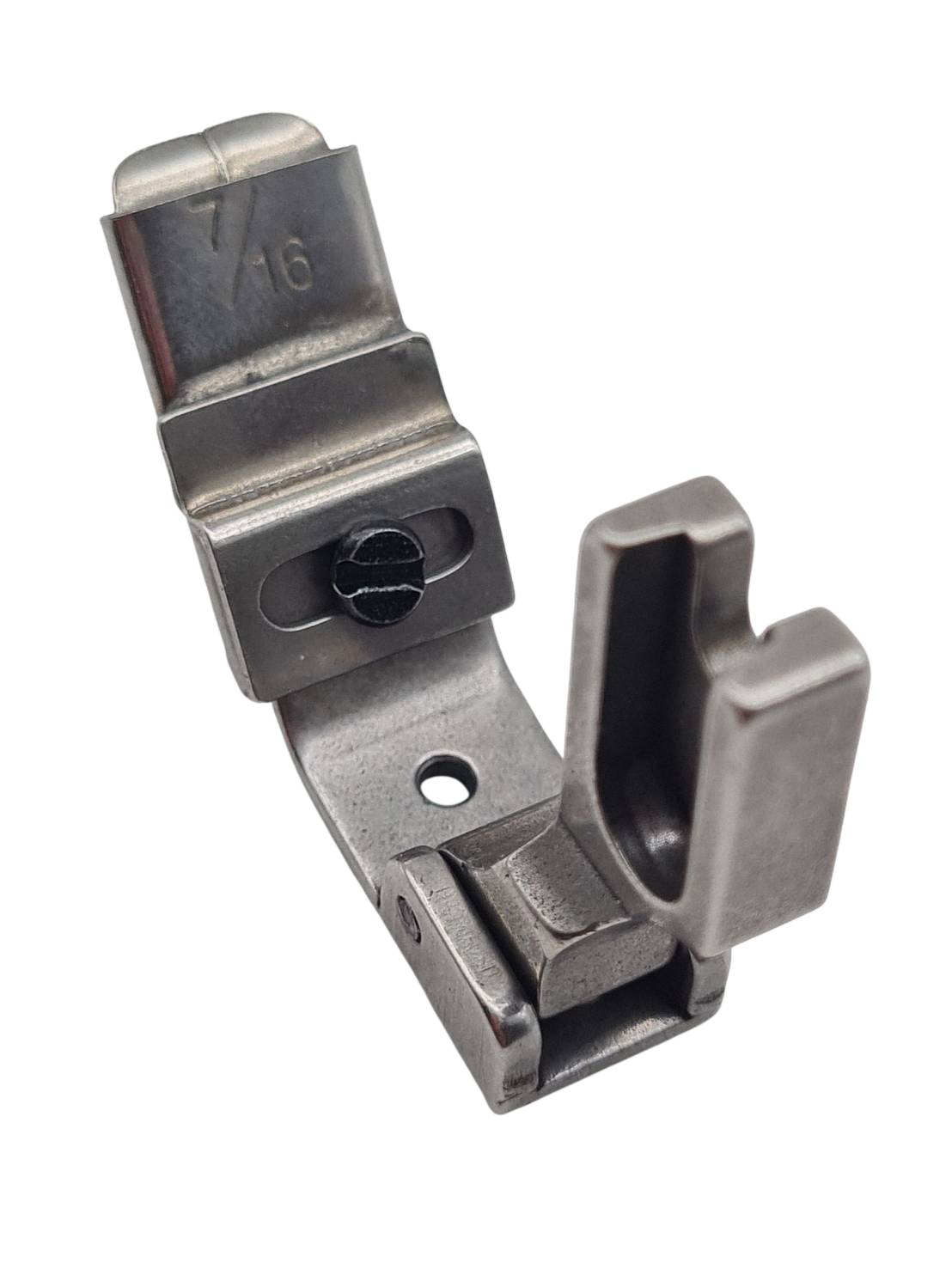 ตีนผีใส่เทปก้างปลาสำหรับจักรอุตสาหกรรมเข็มเดี่ยว ใส่เทปคอขนาด 10 มิลลิเมตร