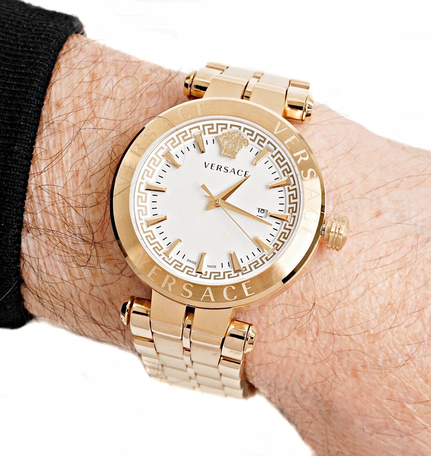 Versace VE2G00521 นาฬิกาผู้ชาย Aion Quartz Men's Watch