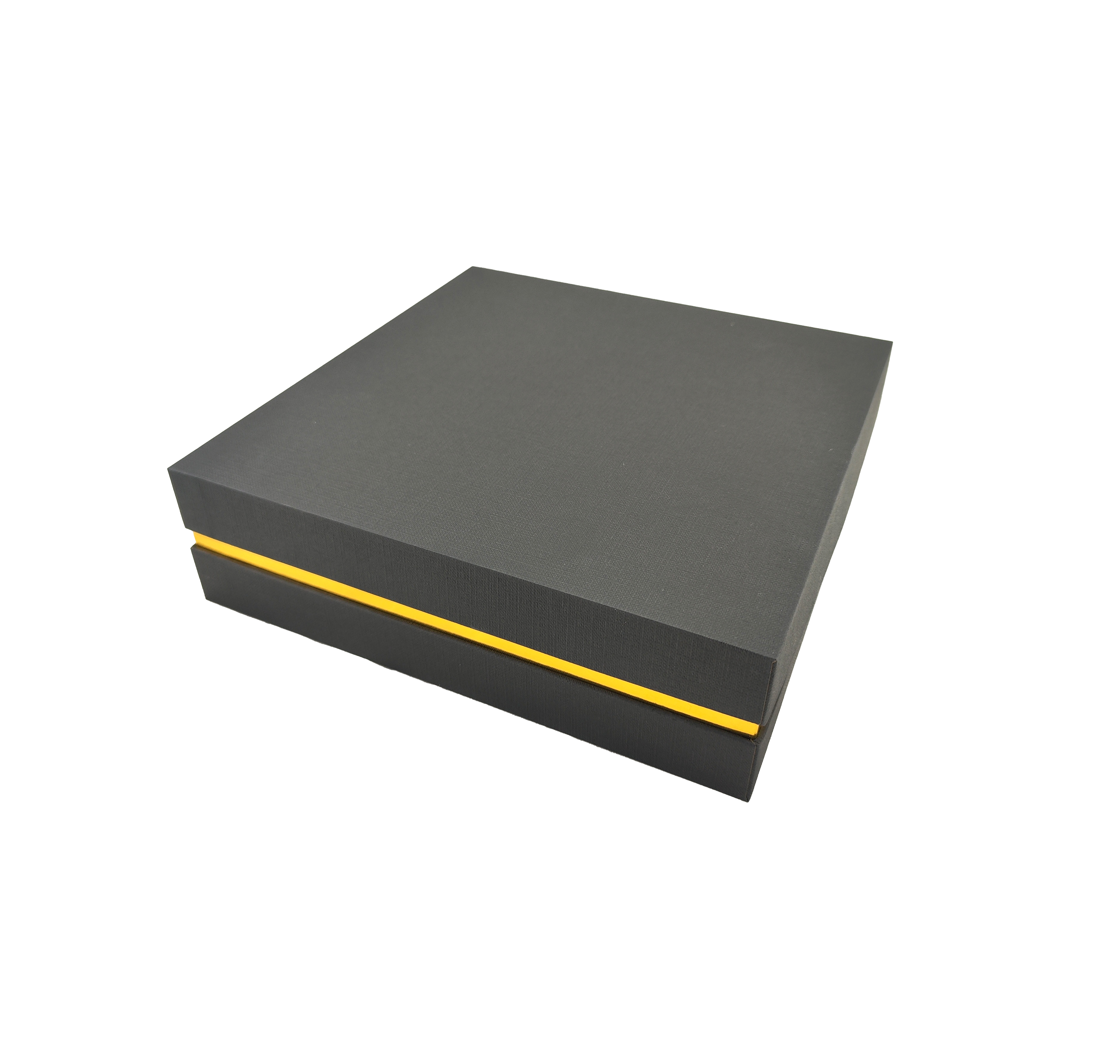RI927 กล่องจั่วปัง ทรงฝาครอบโชว์บ่า ขนาด 21.5 x 21.5 x 6 ซม. (วัดใน + บ่าสูง 1 ซม.)