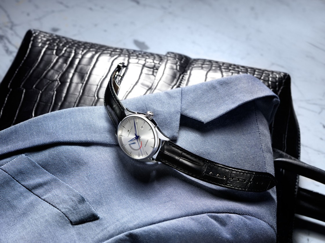 Hamilton H32635781 นาฬิกาผู้ชาย Jazzmaster Power Reserve Automatic Men's Watch