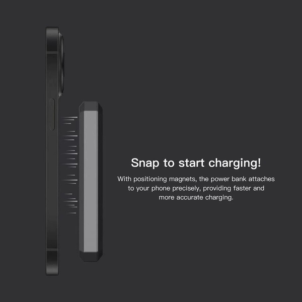 แบตสำรอง Eloop Orsen EW54 10000 mAh Magnetic Wireless Charger รองรับ PD 20W