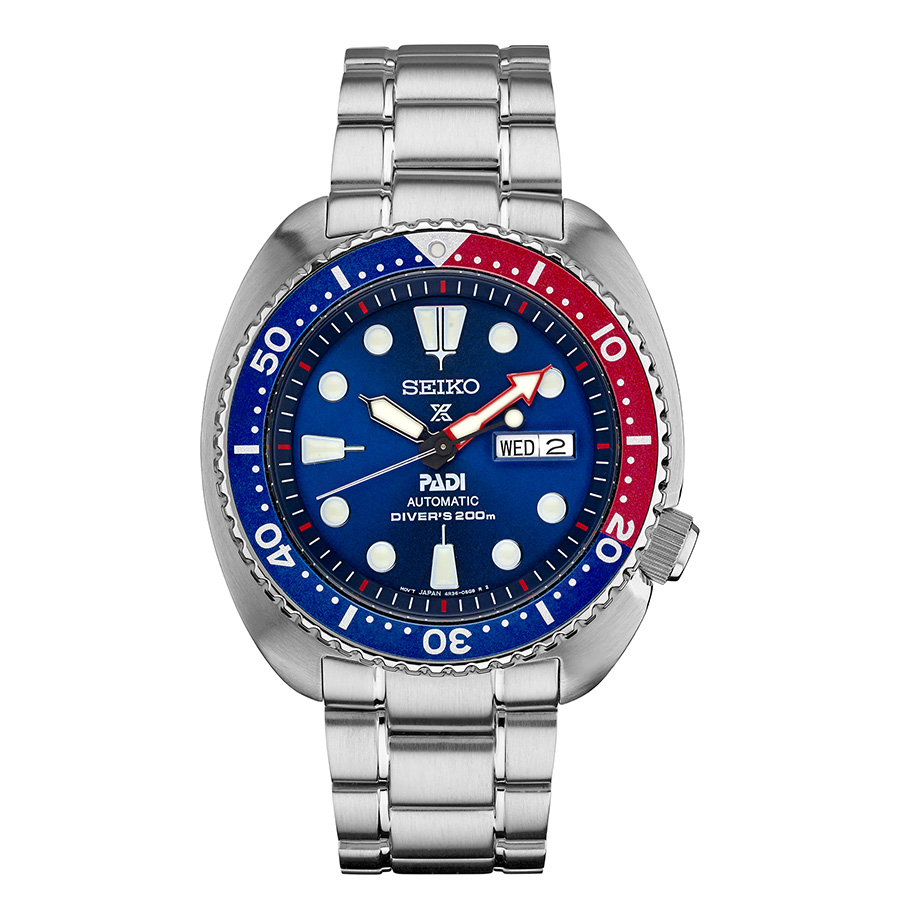 Seiko SRPA21 นาฬิกาผู้ชาย Seiko รุ่น SRPA21, Seiko Padi Prospex Automatic Pepsi Turtle Divers 200M Men's Watch
