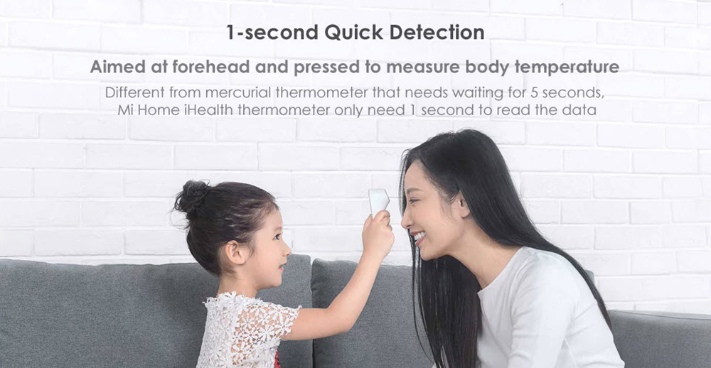 Xiaomi Mijia iHealth Thermometer - เครื่องวัดอุณหภูมิ iHealth(กล่องเลอะ)
