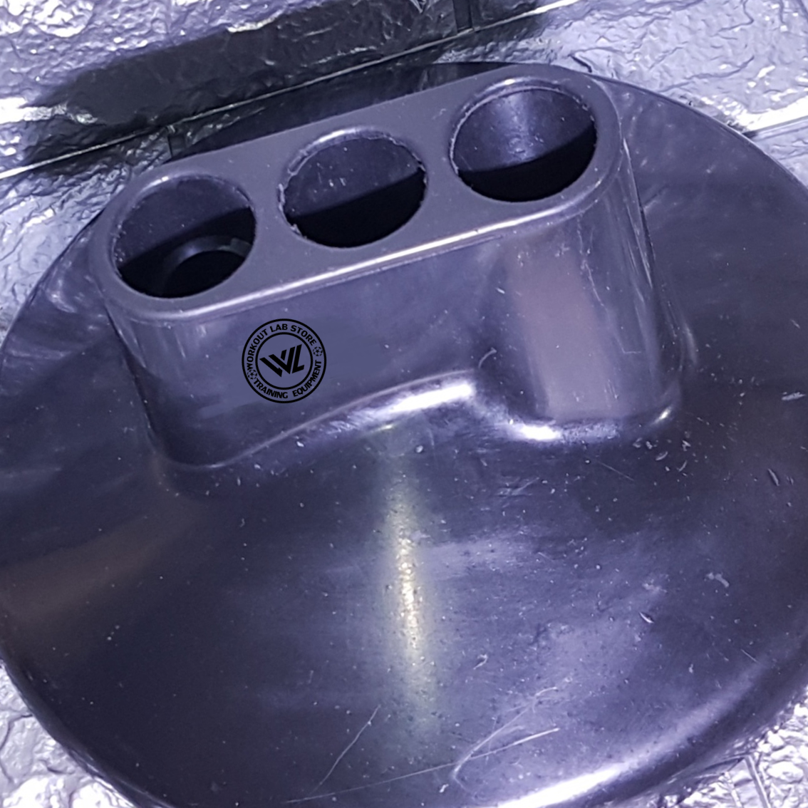 ฐานสลาลม3ทาง ตัว V แบบยาง 1.2KG ( 6ชิ้น )