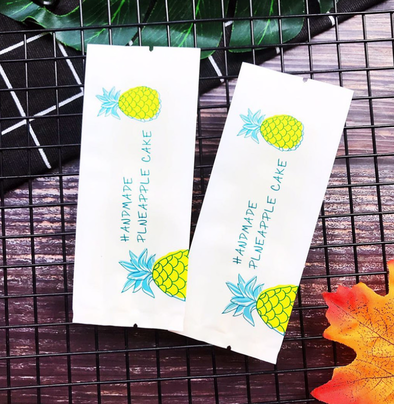 ถุงทาร์ตสัปปะรด อมยิ้ม ซีลขยายข้าง เบเกอรี่ (หลายขนาด) ชุดที่ 2/2