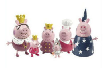ฟิคเกอร์ Princess Peppa พร้อมราชวงศ์ครบชุด