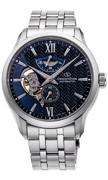 Orient RE-AV0B03B00B นาฬิกา ชาย-หญิง Orient Star Contemporary Open Heart Automatic Unisex Watch