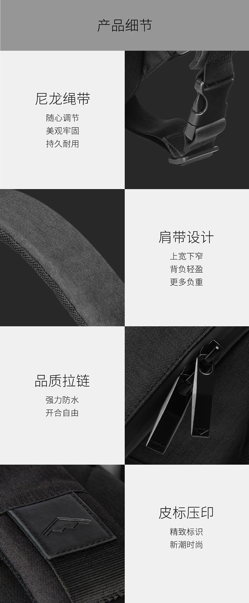 Xiaomi BEABORN Polyhedron Chest Bag - กระเป๋าสะพายข้าง BEABORN