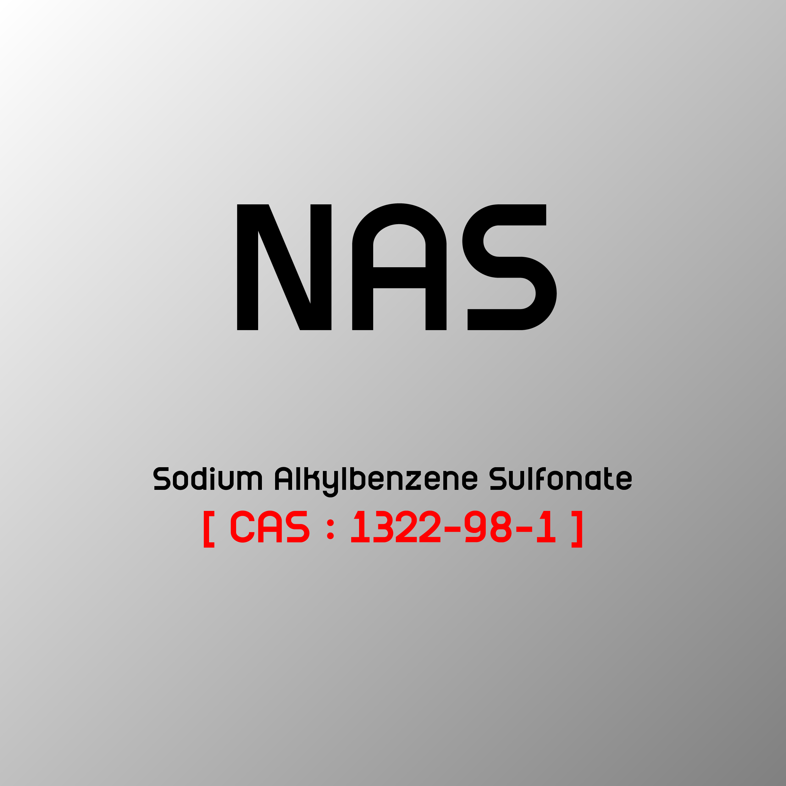 NAS 60% (F50,LAS) ตัวขจัดคราบมัน