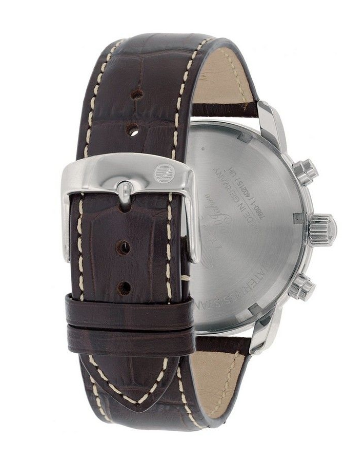 Zeppelin 7680-1 นาฬิกาผู้ชาย Zeppelin Model 7680-1, Series 100 Years Zeppelin ED.1 Chronograph Quartz Men's Watch Made In Germany