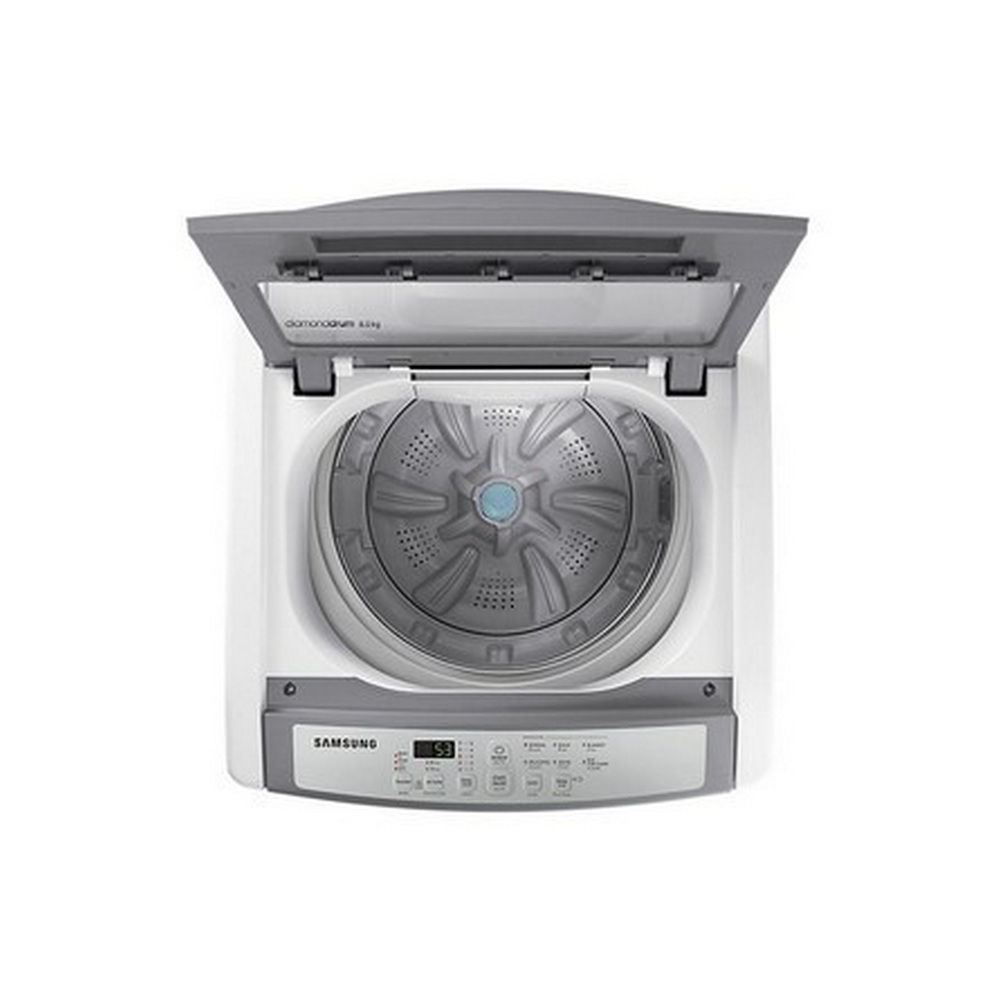 [ผ่อน0%10ด] SAMSUNG เครื่องซักผ้าฝาบน 8 กก. INVERTER รุ่น WA80T5160WW/ST