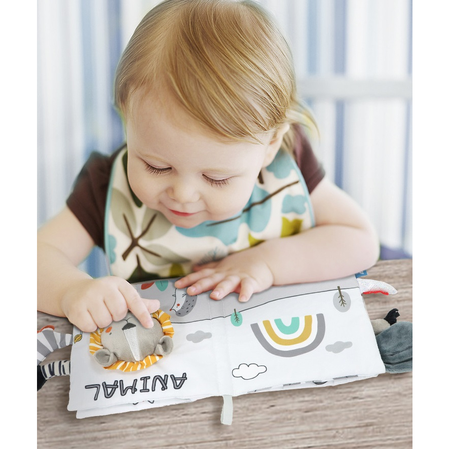 หนังสือผ้าลายกาตูน หนังสือผ้ามีหาง