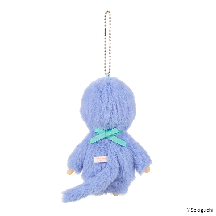 [PRE-ORDER] พวงกุญแจ ตุ๊กตา ม่อนชิชิ สีบลู Monchhichi COLORS Keychain Blue Size SS นำเข้าจากญี่ปุ่น モンチッチCOLORS キーチェーン ブルー