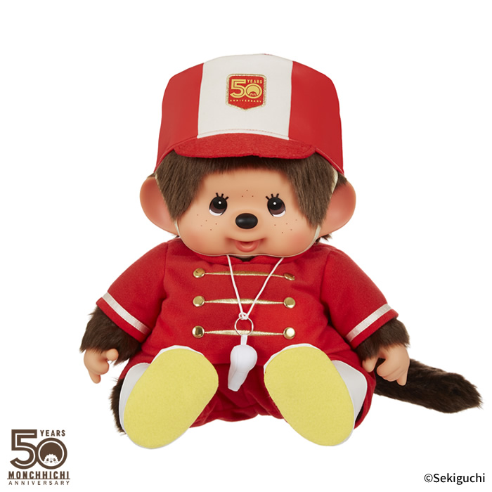 [PRE-ORDER] ตุ๊กตา ม่อนชิชิ Size L ครบรอบ 50 ปี ม่อนชิชิคุง Monchhichi 30 x 25 x 23 cm นำเข้าจากญี่ปุ่น レッツ パレード 50周年 モンチッチくん もんちっち monchhichi ぬいぐるみ セキグチ 204885