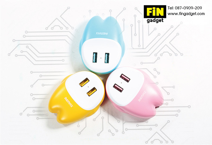 ที่ชาร์จ Remax EVA CHARGER RP-U26 สองหัว USB 2.4 A