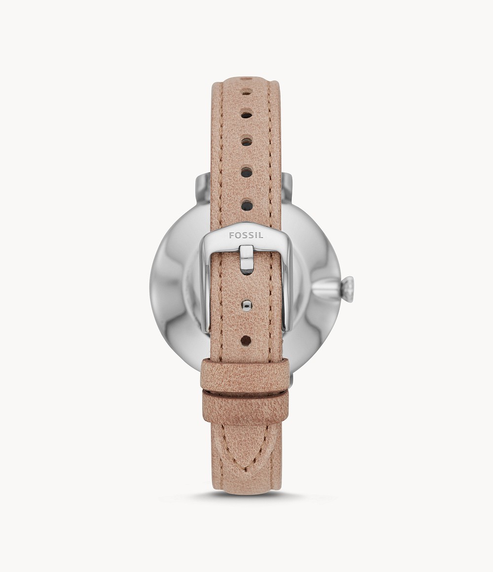 Fossil ES4664 นาฬิกาผู้หญิง Kalya Three-Hand Blush Leather Quartz Women's Watch