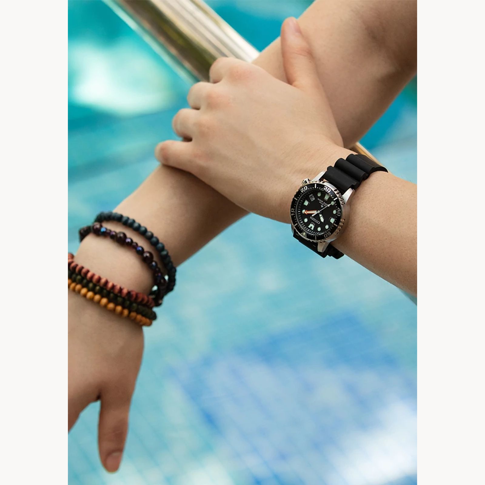 Citizen EO2020-08E นาฬิกาผู้หญิง Promaster Diver Eco-Drive Women's Watch