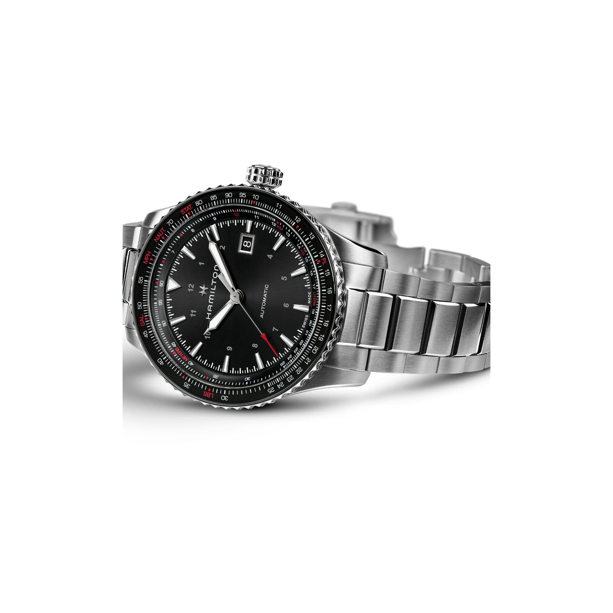 Hamilton H76615130 นาฬิกาผู้ชาย Khaki Aviation Converter Automatic Men's Watch