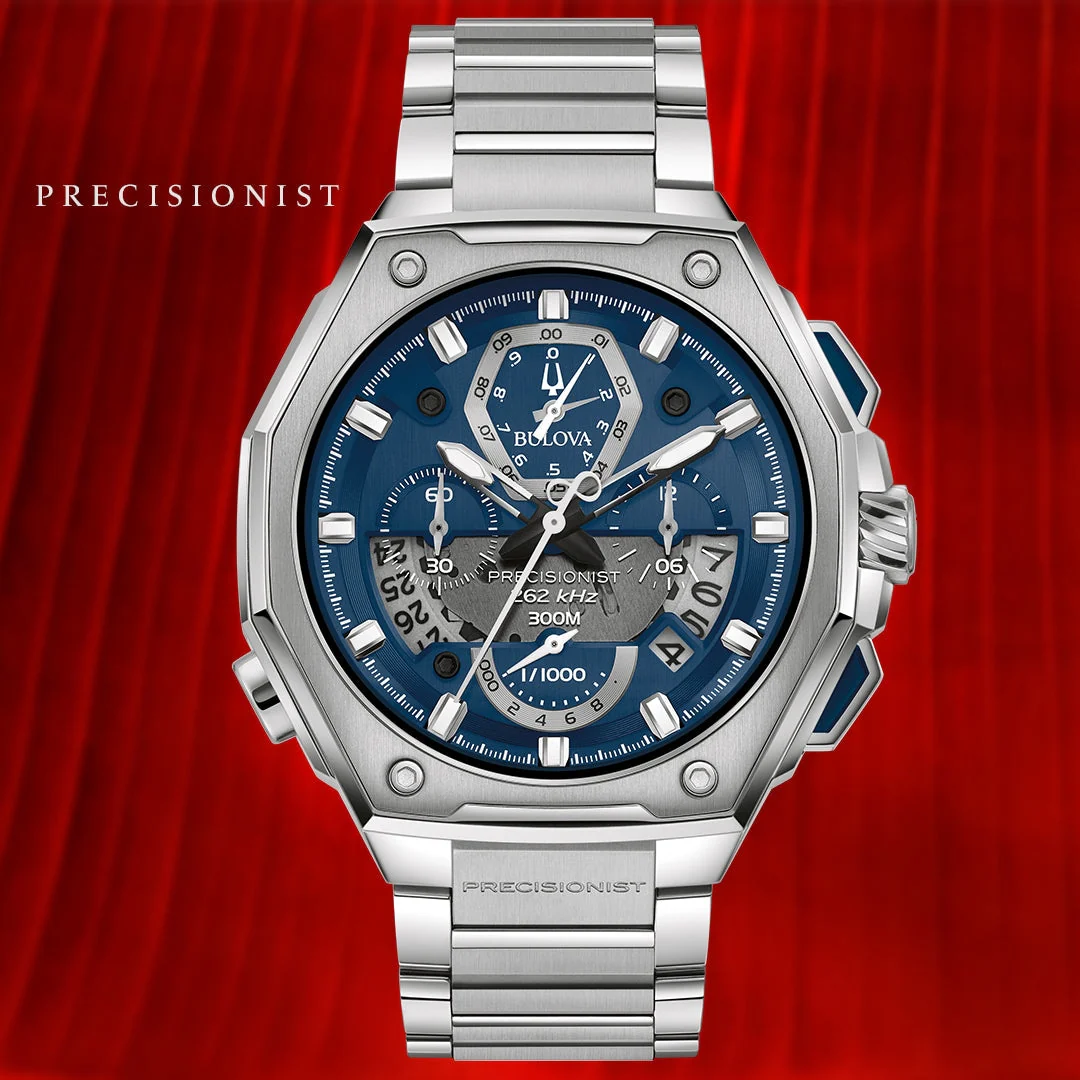 Bulova 96B349 นาฬิกาผู้ชาย Precisionist Quartz Men's Watch